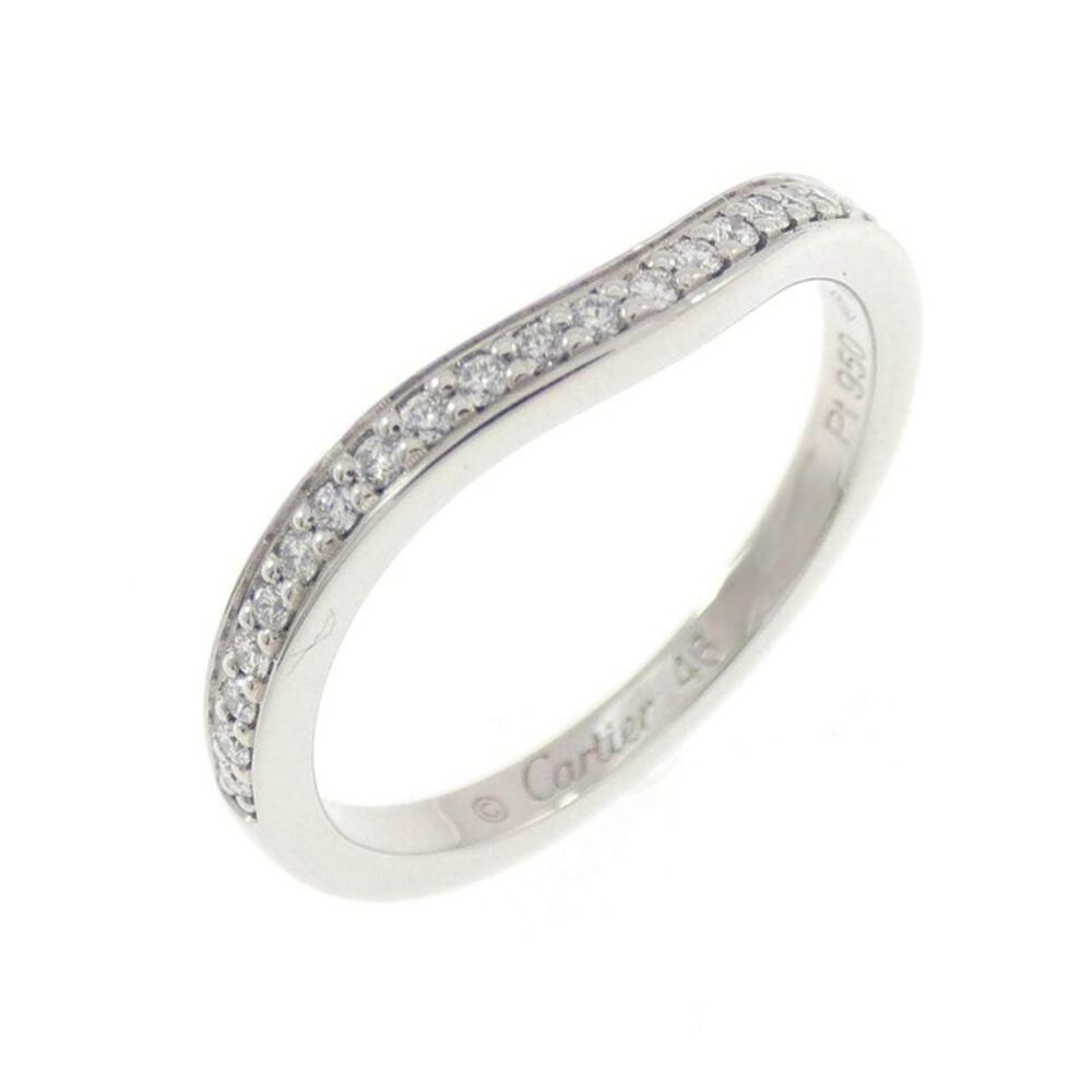 Cartier Ballerine Platinum Ring Size 46